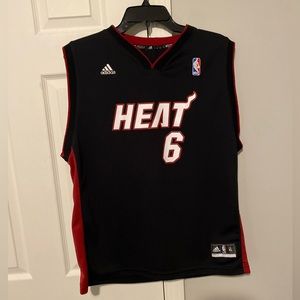 LeBron James Miami Heat Jersey Youth XL Adidas NBA Basketball